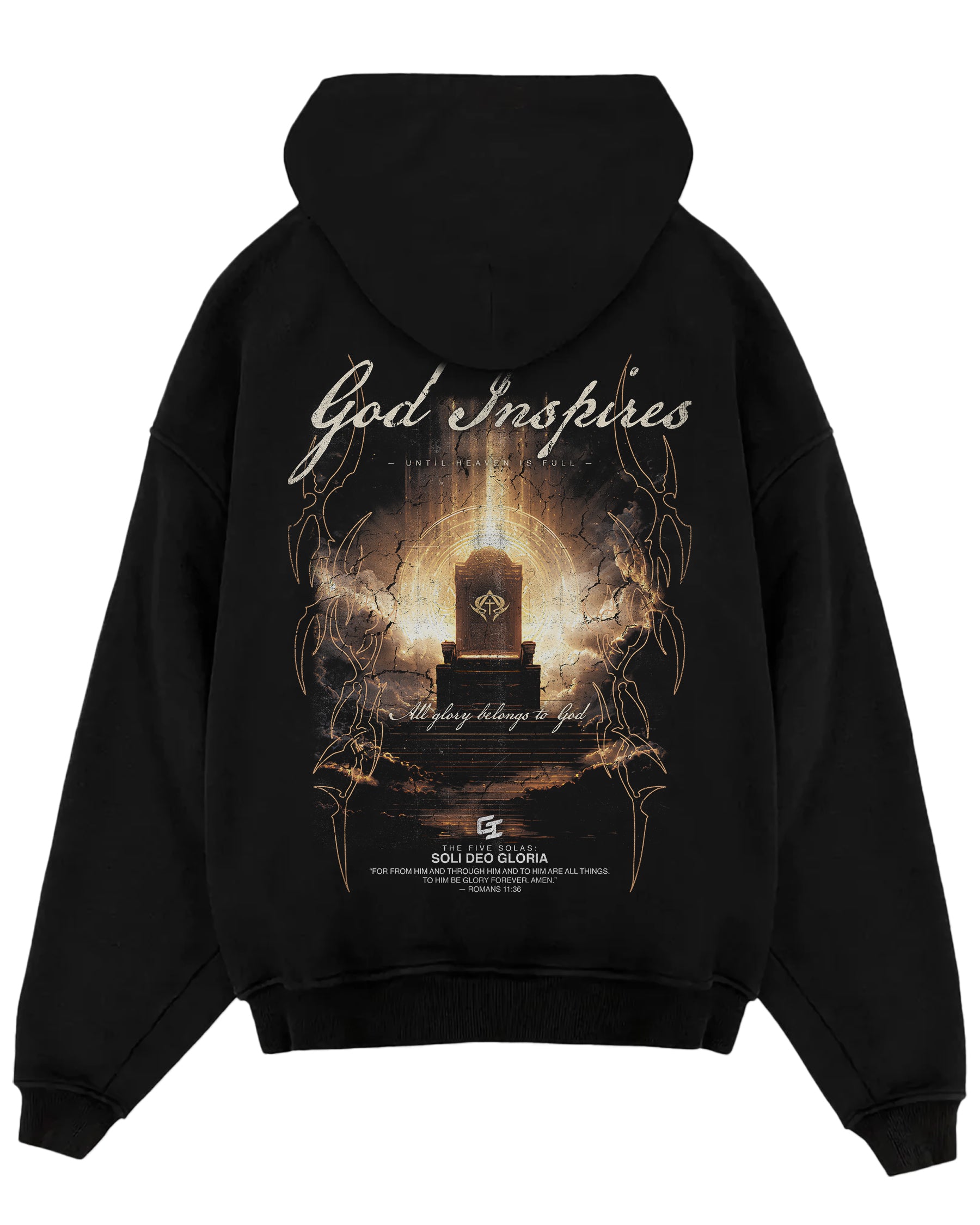 'The Five Solas: Soli Deo Gloria' Oversized Hoodie